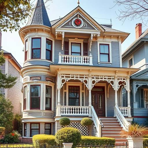 Historic building location: a charming Victorian-era house with ornate details in Pasadena